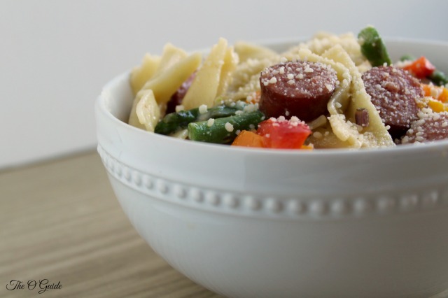 Peppers and Sausage Pasta